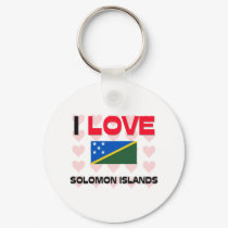 I Love Solomon Islands keychains by tshirtshirts I Love Solomon Islands keychains
