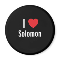 I love Solomon magnets by funnycustomtshirts I love Solomon magnets