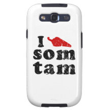 I Love Som Tam ❤ Thai Isaan Food Samsung Galaxy S3 Cover