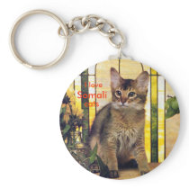 I love Somali Cats Keychain
