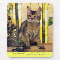 I Love Somali Cats mousepads by krndel I Love Somali Cats mousepads