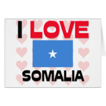 I Love Somalia cards by tshirtshirts I Love Somalia cards