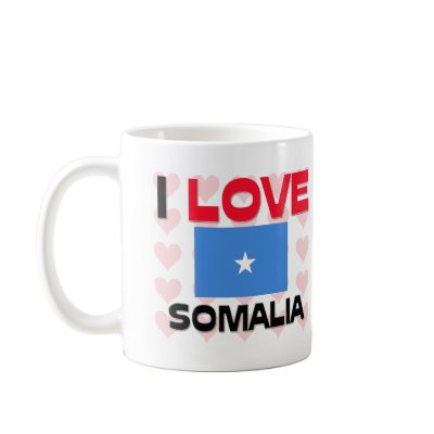 I Love Somalia Mug by tshirtshirts