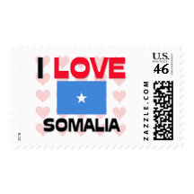 I Love Somalia Postage