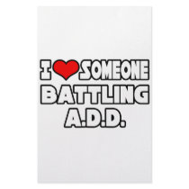 I Love Someone Battling A.D.D Customized Stationery