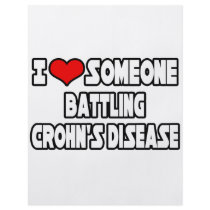 I Love Someone Battling Crohn's Disease Flyers
