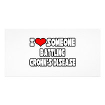 I Love Someone Battling Crohn's Disease Photo Greeting Card
