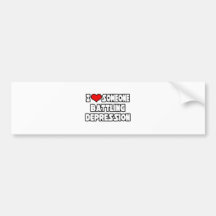 I Love Someone Battling Depression Bumper Stickers
