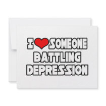I Love Someone Battling Depression invitations