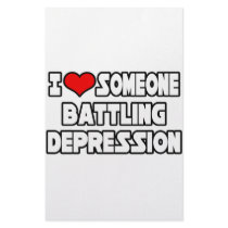 I Love Someone Battling Depression stationery