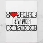 I Love Someone Battling Down Syndrome Personalized Flyer