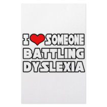 I Love Someone Battling Dyslexia stationery
