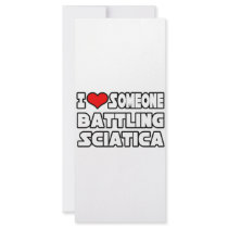 I Love Someone Battling Sciatica Customized Rack Card