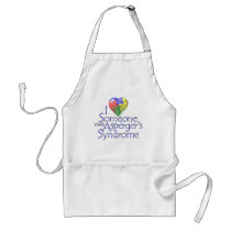 I Love Someone With Asperger's Aprons