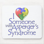 I Love Someone With Asperger's Mouse Mat