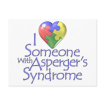 I Love Someone With Asperger's Post Cards