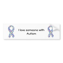 I love someone with Autism bumper stickers