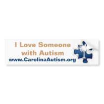 I Love Someone with Autism bumper stickers by pblevins1 I Love Someone with Autism bumper stickers