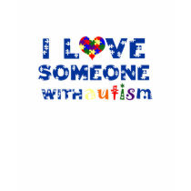 I love someone with autism long sleeve tee t-shirts