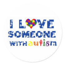 I love someone with Autism sticker by autismclub I love someone with Autism sticker