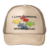 I Love Someone With Autism! Trucker Hat