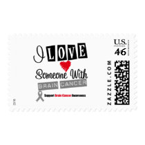 I Love Someone With Brain Cancer Postage Stamp