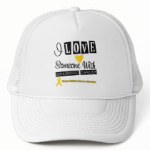I Love Someone With Childhood Cancer hats