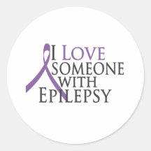 i love someone with epilepsy sticker