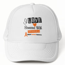 I Love Someone With Leukemia hats