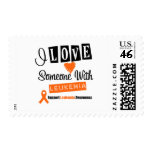 I Love Someone With Leukemia stamps