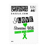 I Love Someone With Spinal Cord Injury Postage Stamps