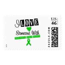 I Love Someone With Traumatic Brain Injury Stamps