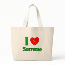 I Love Sorrento Italy Canvas Bag
