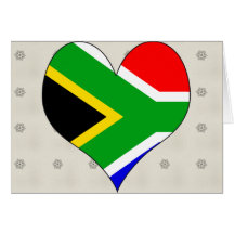 I Love South Africa Greeting Cards