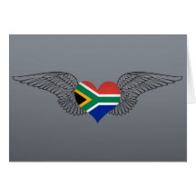 I Love South Africa -wings Cards