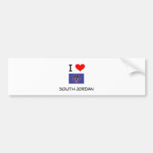 I Love South Jordan Utah Bumper Sticker