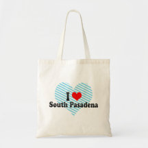 I Love South Pasadena, United States Tote Bag