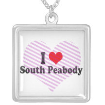 I Love South Peabody, United States Pendant