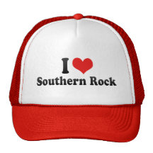 I Love Southern Rock Mesh Hat