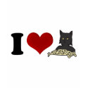 I Love Spaghetti Cat t-shirts by tshirts_by_remi I Love Spaghetti Cat t-shirts