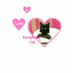 I love Spaghetti cat t-shirts