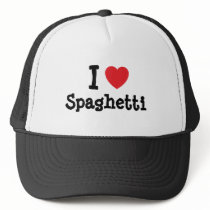 I love Spaghetti heart T-Shirt hats
