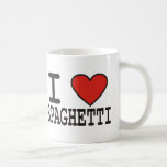 I Love Spaghetti Mugs