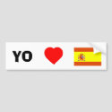 I love Spain bumper stickers by jacinto888 I love Spain bumper stickers