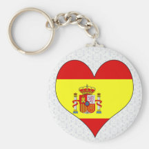 I Love Spain Key Chains