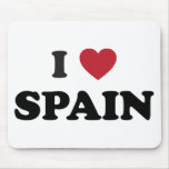 I Love Spain Mouse Pad