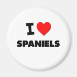 I love Spaniels Fridge Magnet