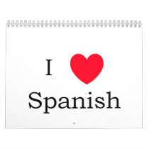 I love Spanish 2011 Calendar
