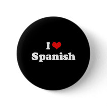 I Love Spanish Tshirt Buttons
