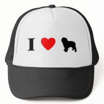 I Love Spanish Water Dogs Hat